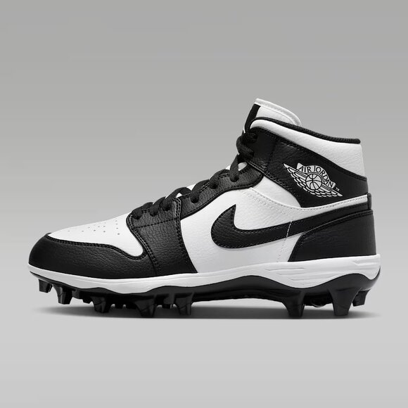Jordan 1 TD Cleat 2023 Mid Black White Size 12 - | NWOB - Picture 2 of 10